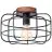 Brilliant Gwen Loftlampe Metal Træ Sort | 300mm - Egnet til 1x E27
